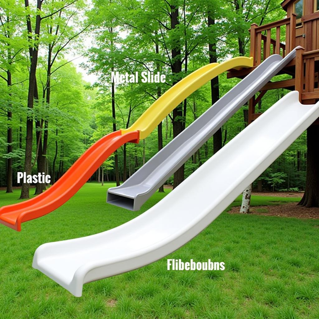 Tree House Slide Materials: Plastic, Metal, and Fiberglass Options