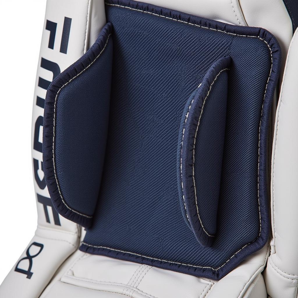 Close-Up View of True L87 Goalie Pads