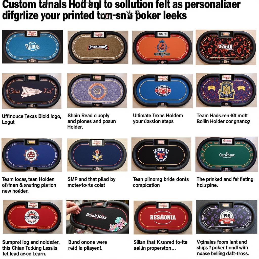 Custom Ultimate Texas Hold'em Felt Designs