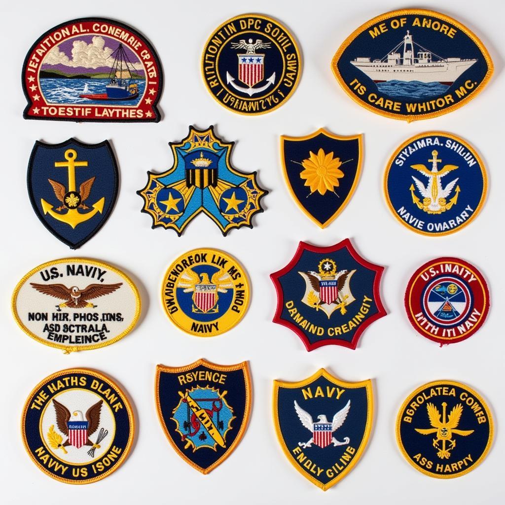 A Collection of US Navy Patches: Preserving Naval History and Heritage