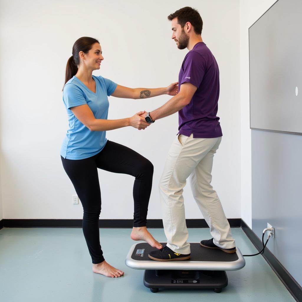 Using Electronic Balance Board for Rehabilitation