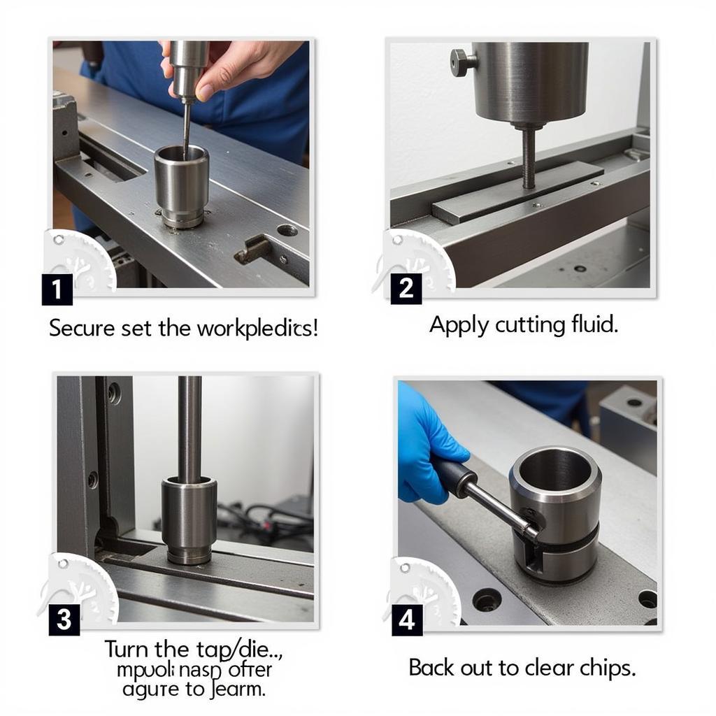 Proper Technique for Using a Tap and Die Set