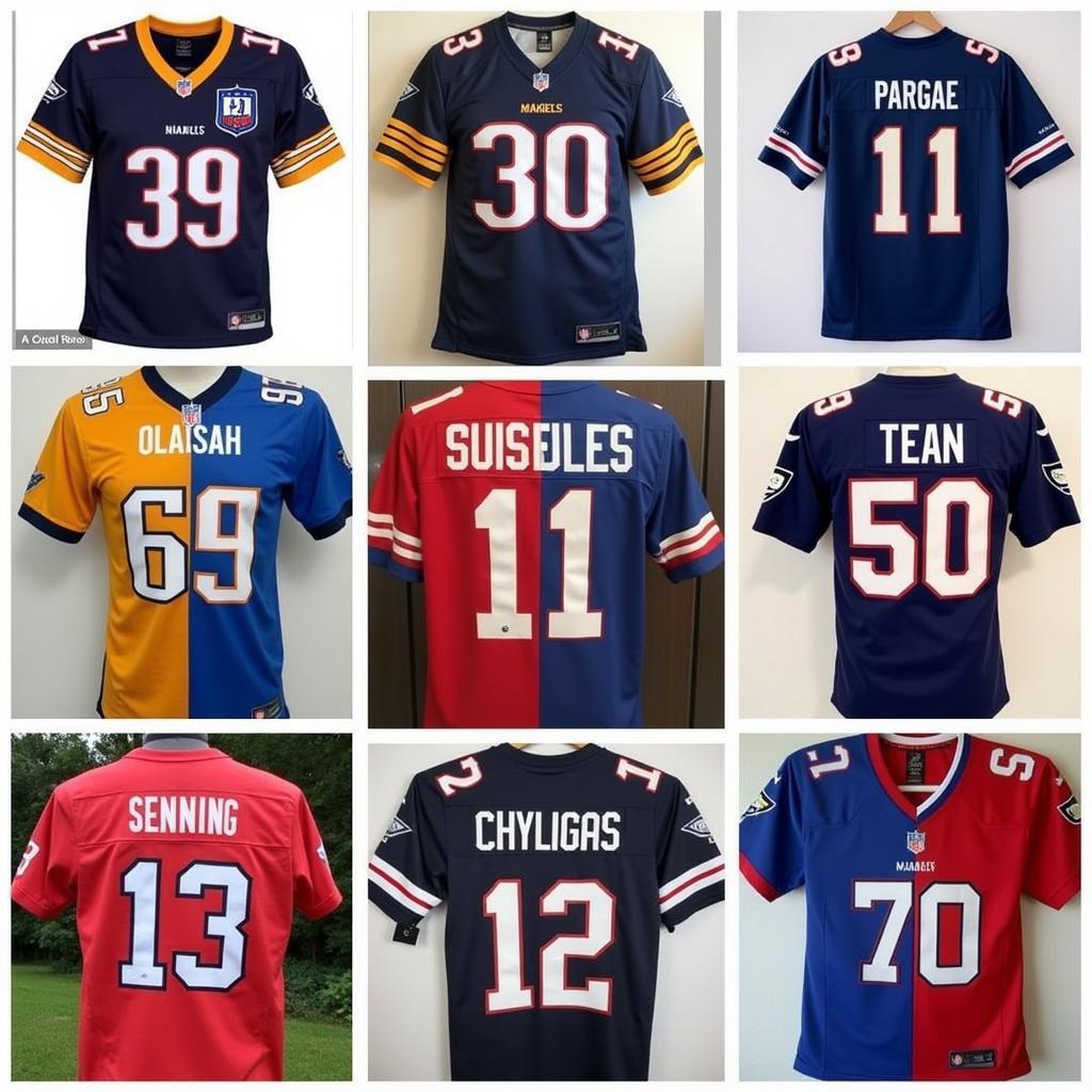 Different Styles of 2 Team NFL Jerseys