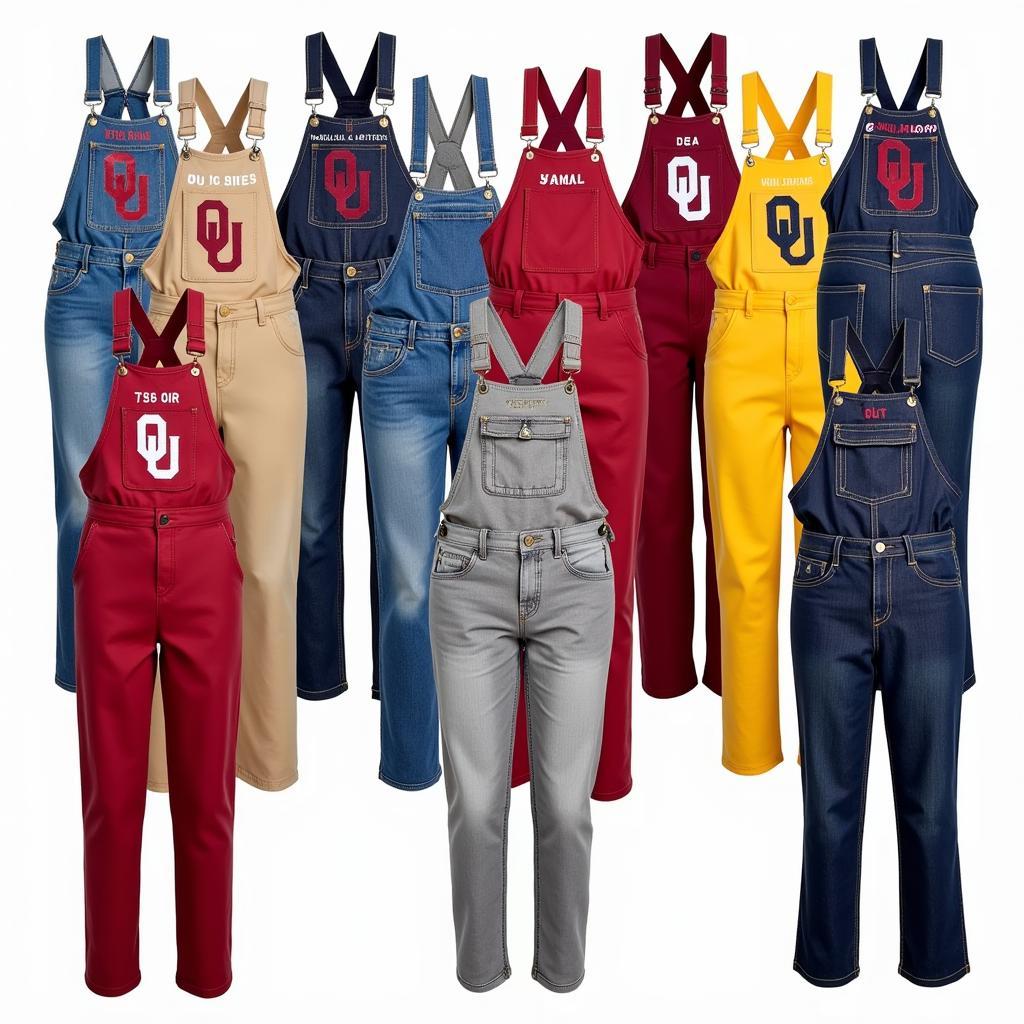 Different Styles of OU Overalls