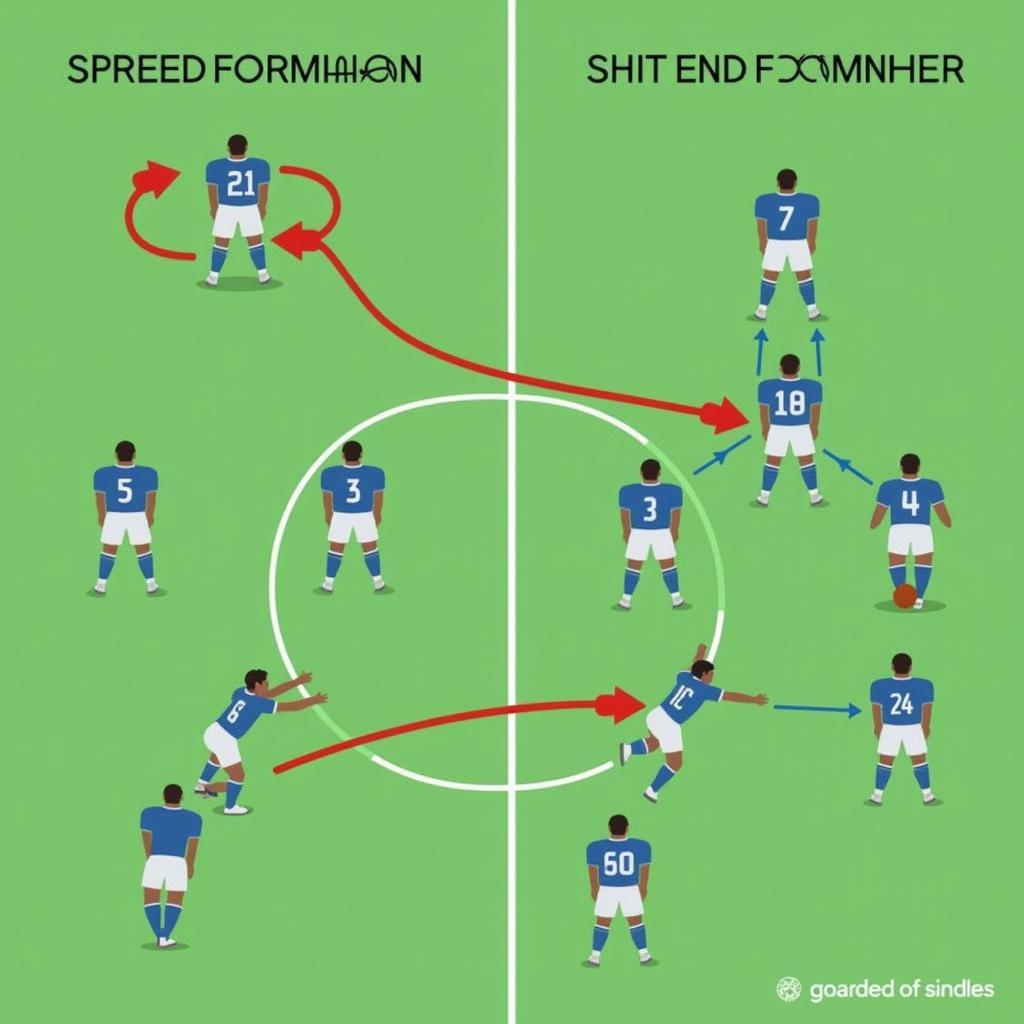 Madden 24 Formation Shift from Vertical Power Run Playbook