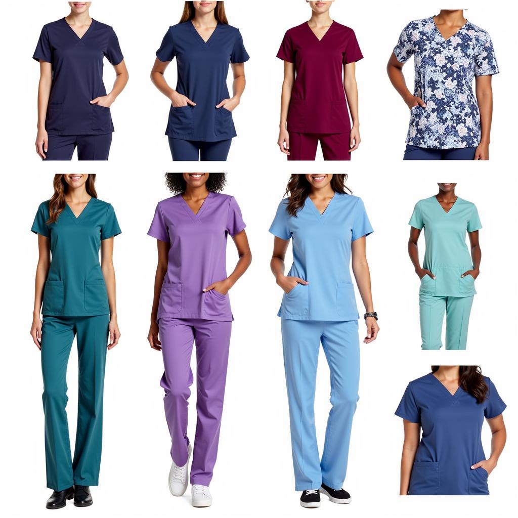 Veterinarian Scrubs in Different Colors and Styles