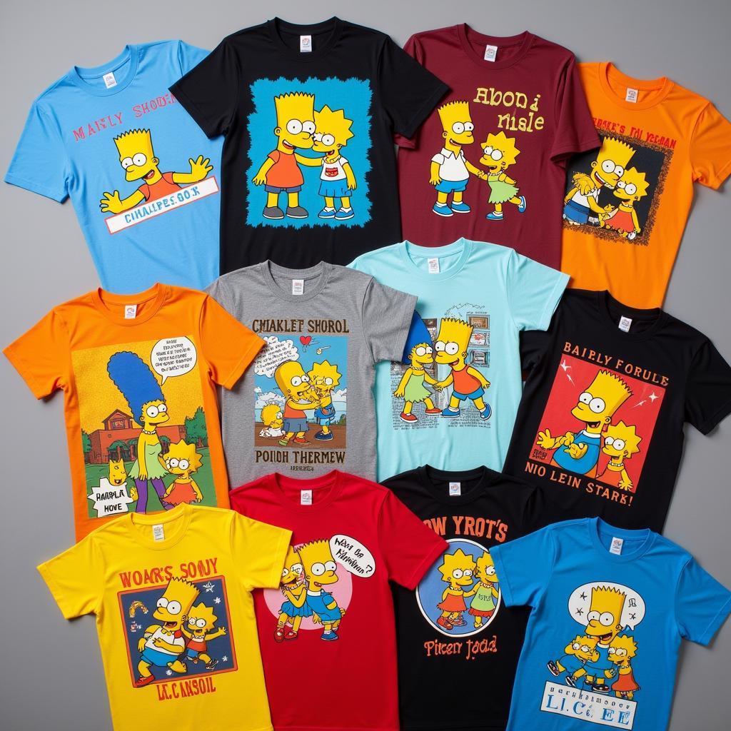 Collection of Vintage Simpsons Tees