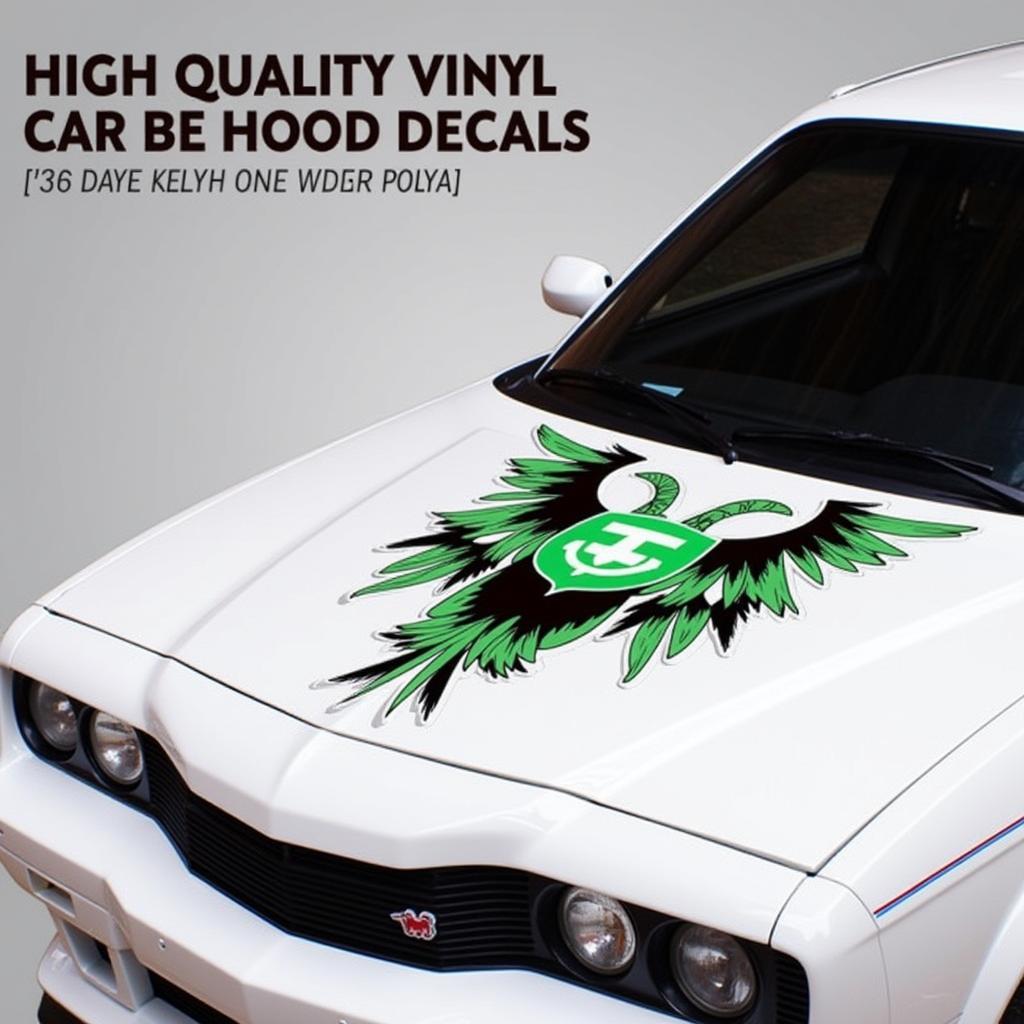 Vinyl Car Hood Decal Material