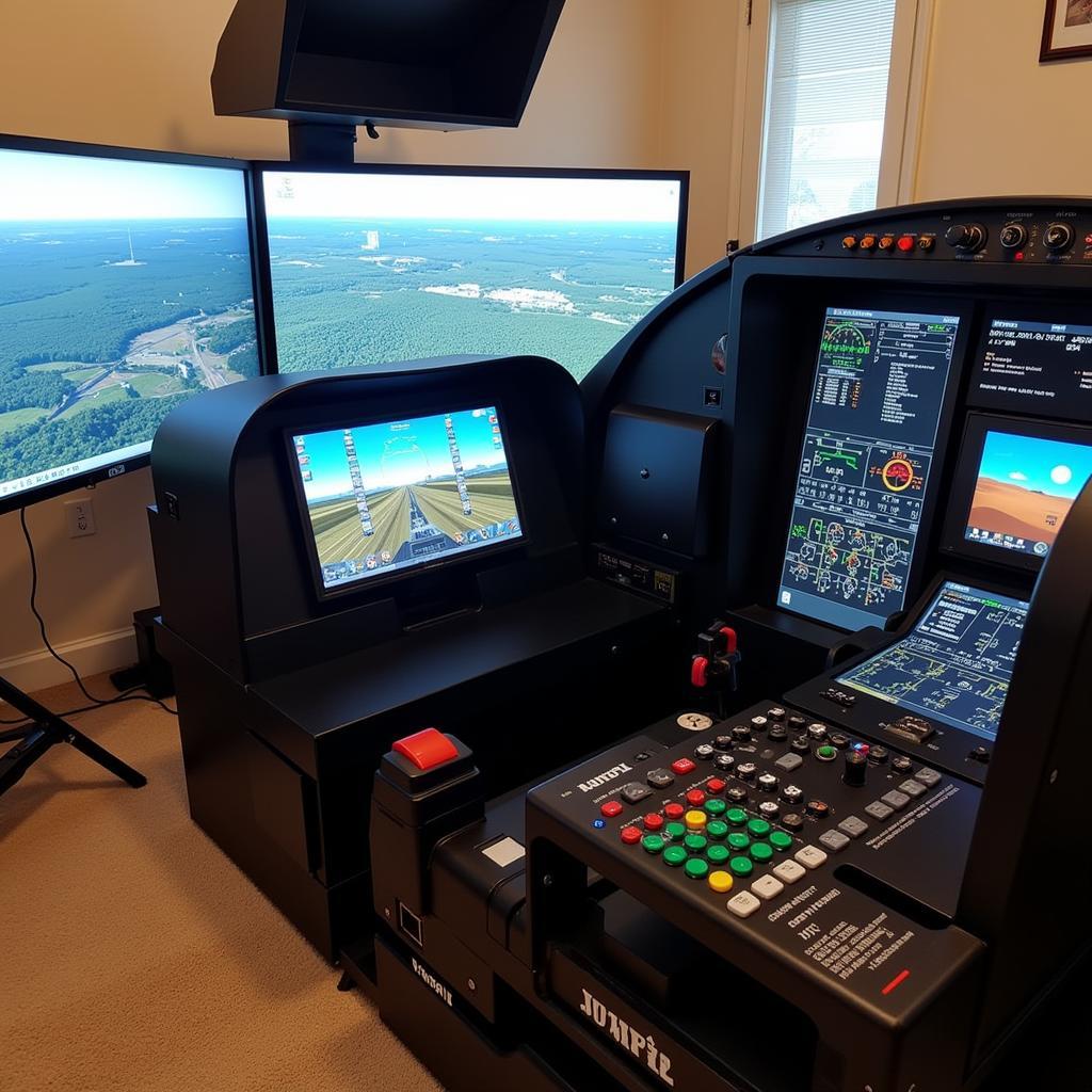 Virpil HOTAS in Flight Sim Cockpit