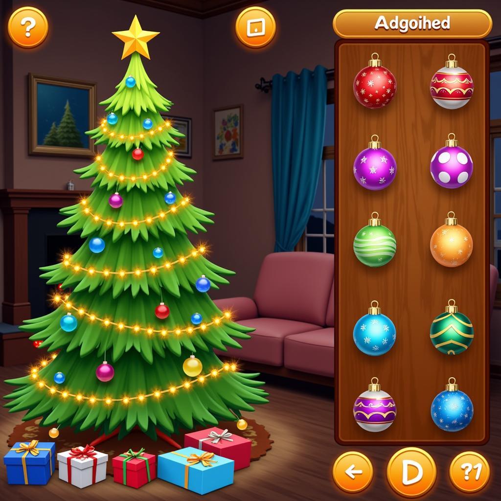 Virtual Christmas Tree Decoration Game