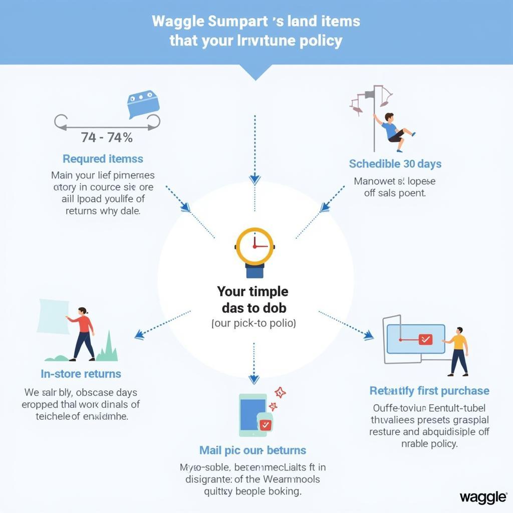 Waggle Return Policy Infographic