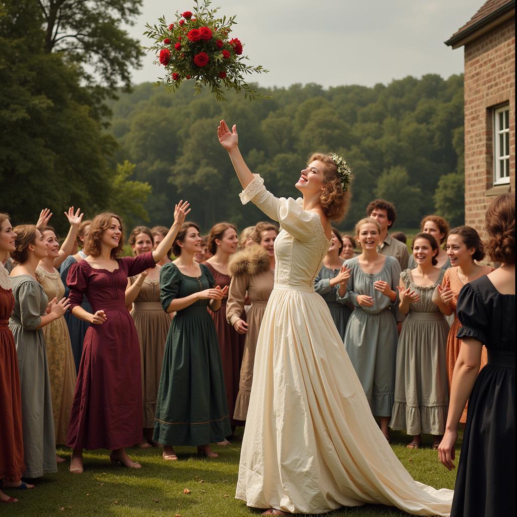 Historical Context of Wedding Bouquet Toss