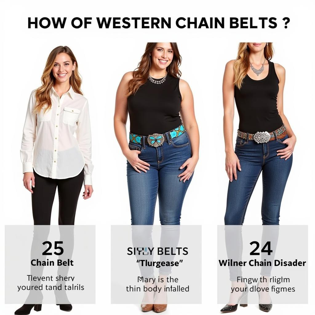 Western Chain Belts Styles for Different Body Types