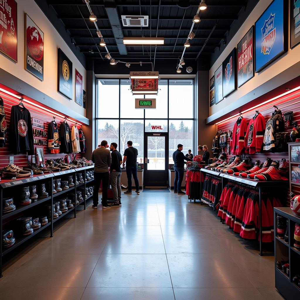 Inside the WHL Hockey Shop