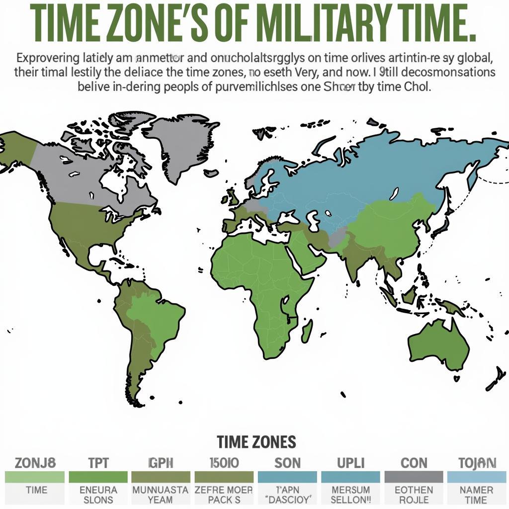 World Time Zone Map