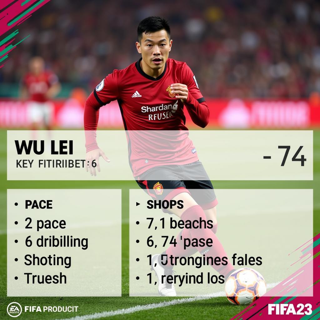 Wu Lei's FIFA 23 In-Game Stats