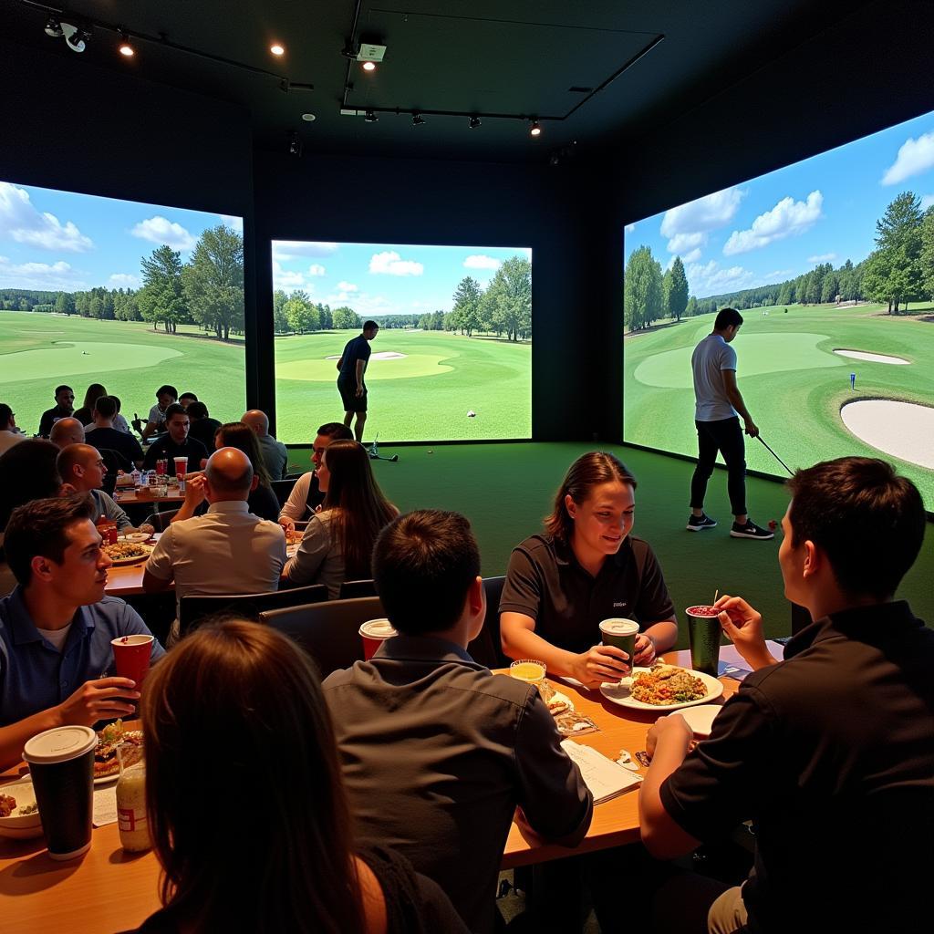 The Social Atmosphere of an X Golf Venue