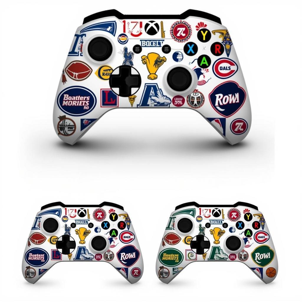 Xbox One Controller Stickers Featuring Sports Team Logos