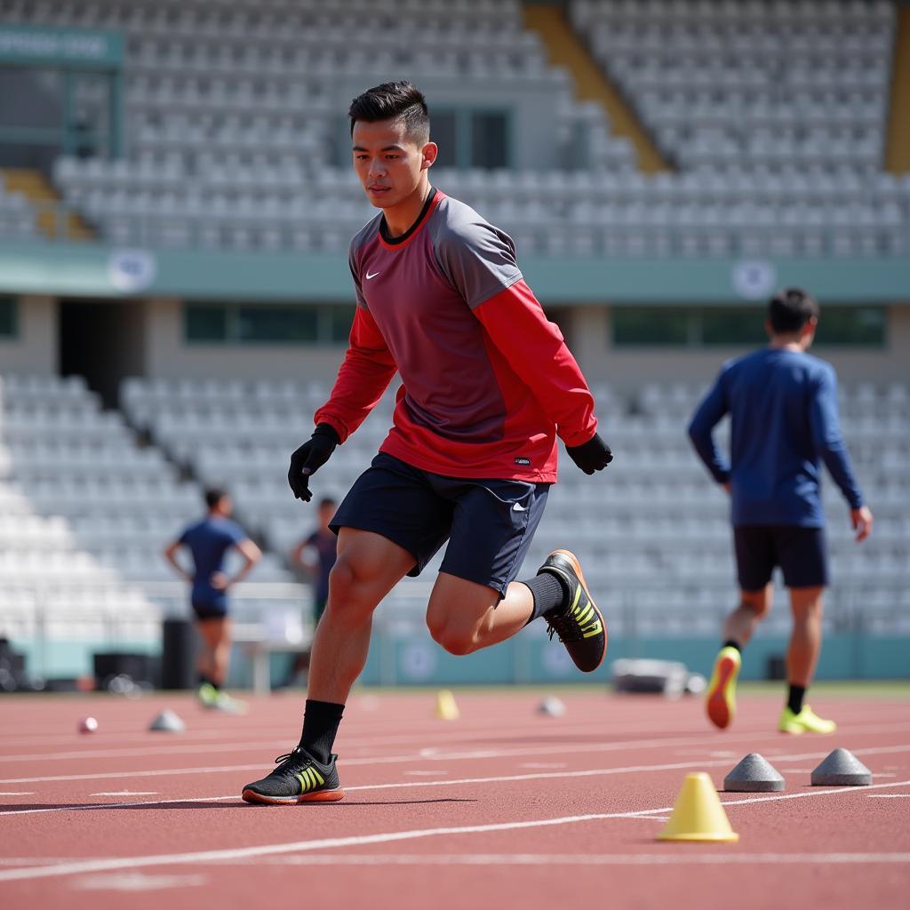 Yamal Training on the 22 Track