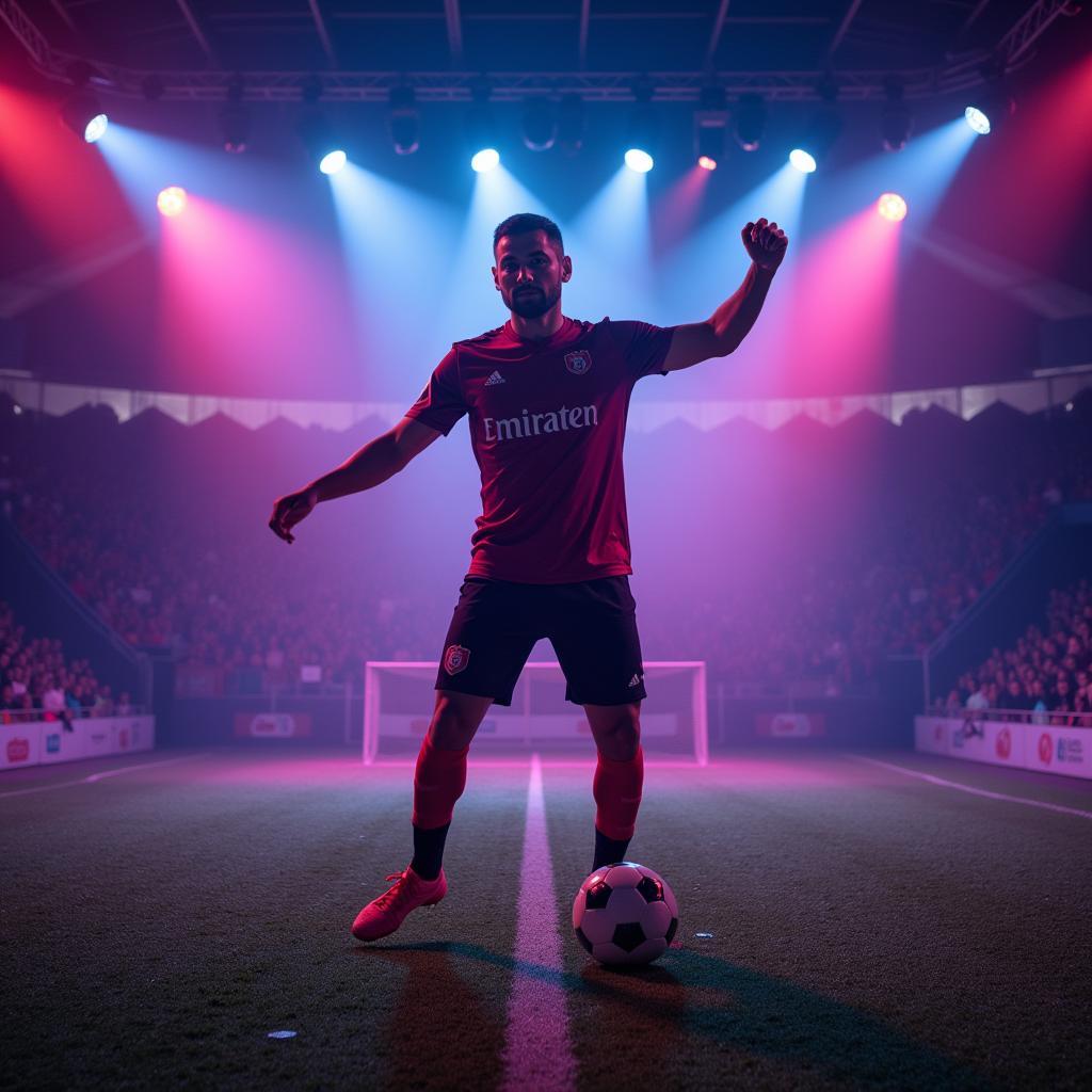 Lamine Yamal performing the Amore Dance, symbolizing the future of football