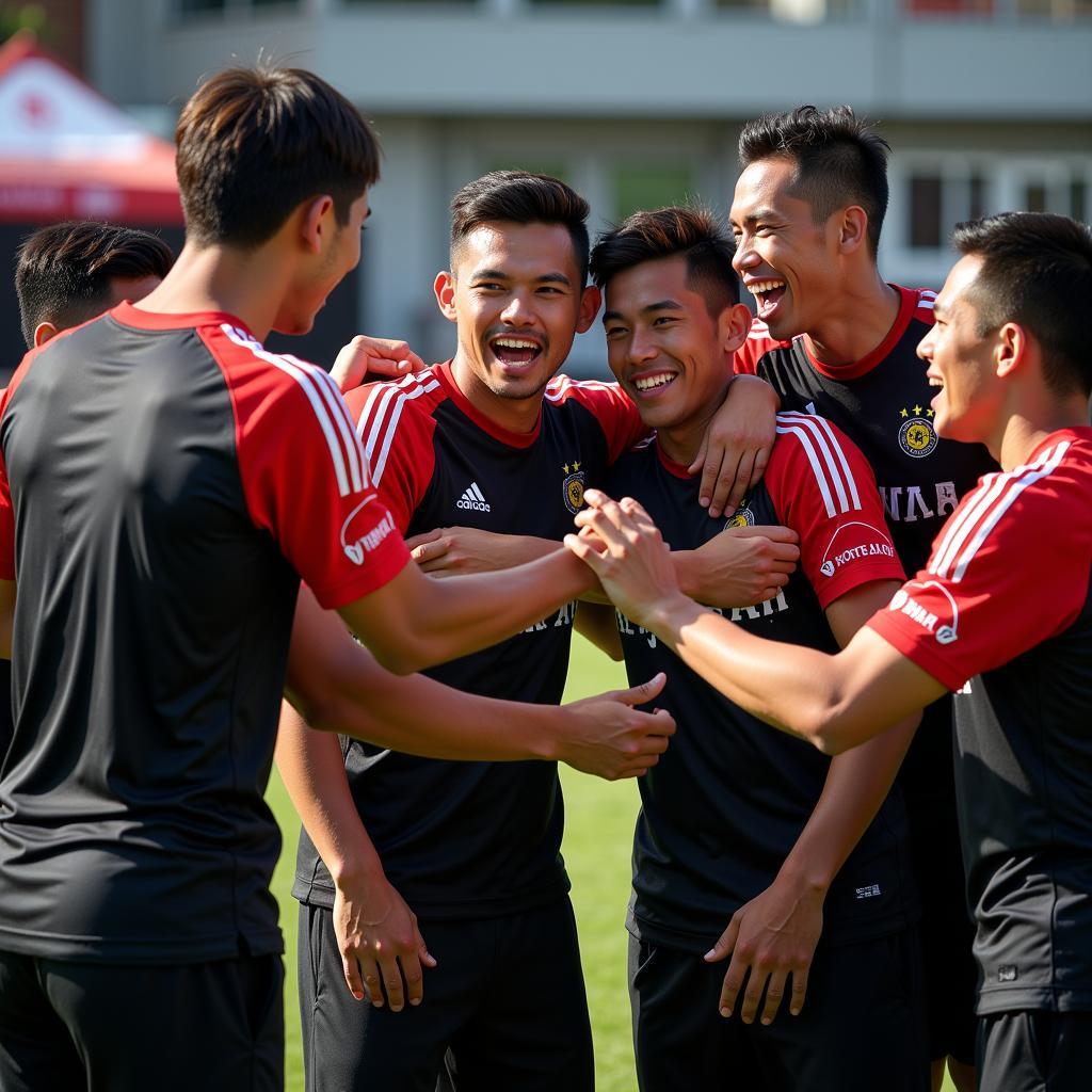 Yamal Celebrating a Victory in Baru Sports