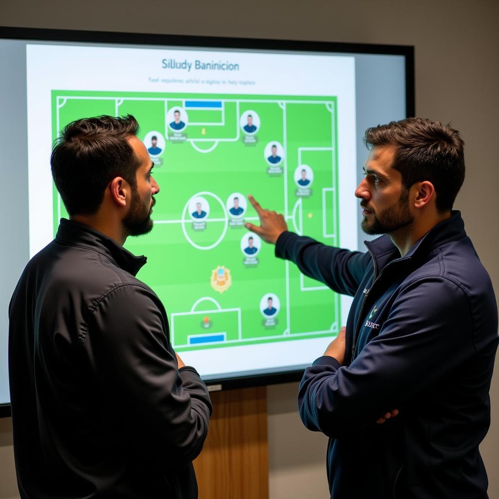 Yamal with his Coaching Staff