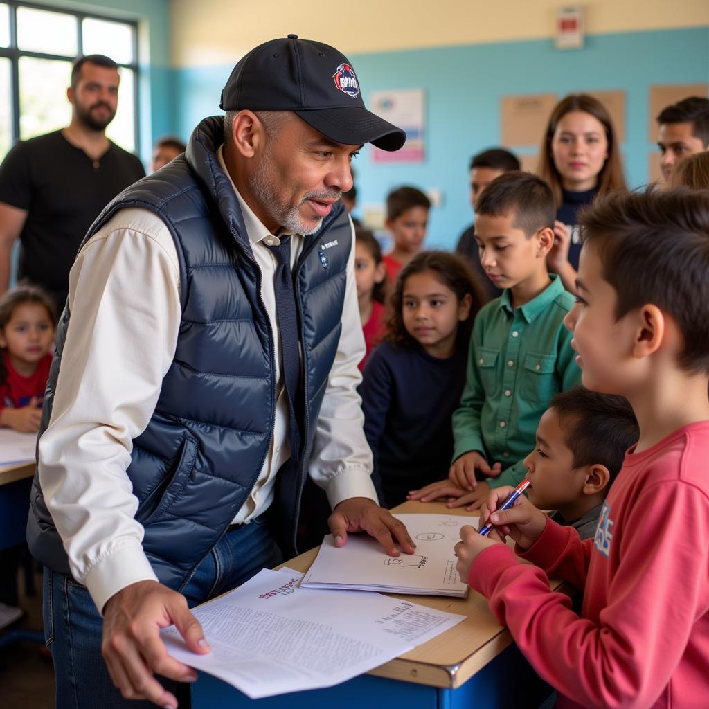 Yamal Engaging with the Community in the Deep South