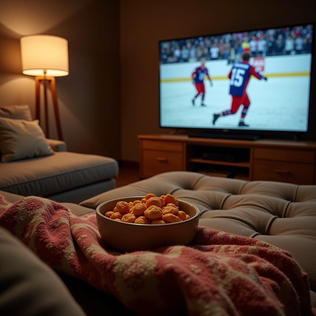 Yamal Couch Snuggle Essentials: Blanket, Cushions, Snacks