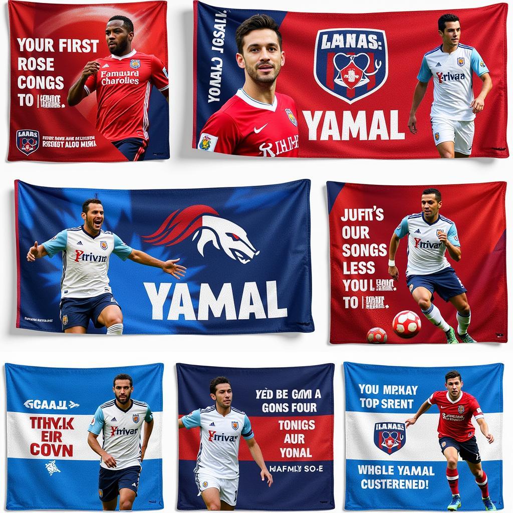 Yamal Custom Football Towel Design Ideas