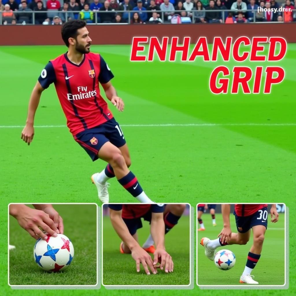 Yamal demonstrating ball control with enhanced grips