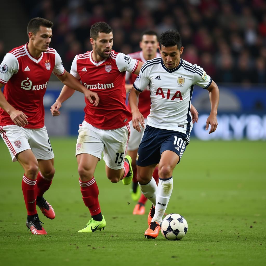 Yamal disrupting defensive formations with his unique dribbling skills