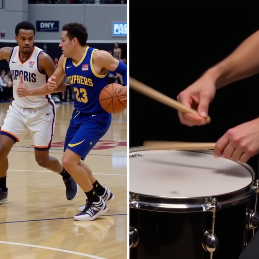 Yamal's Movement Compared to Drumline Cadence