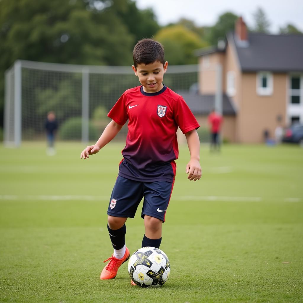 Yamal's Early Football Training