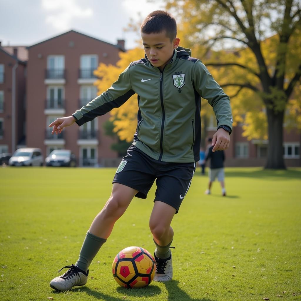 Yamal training as a child