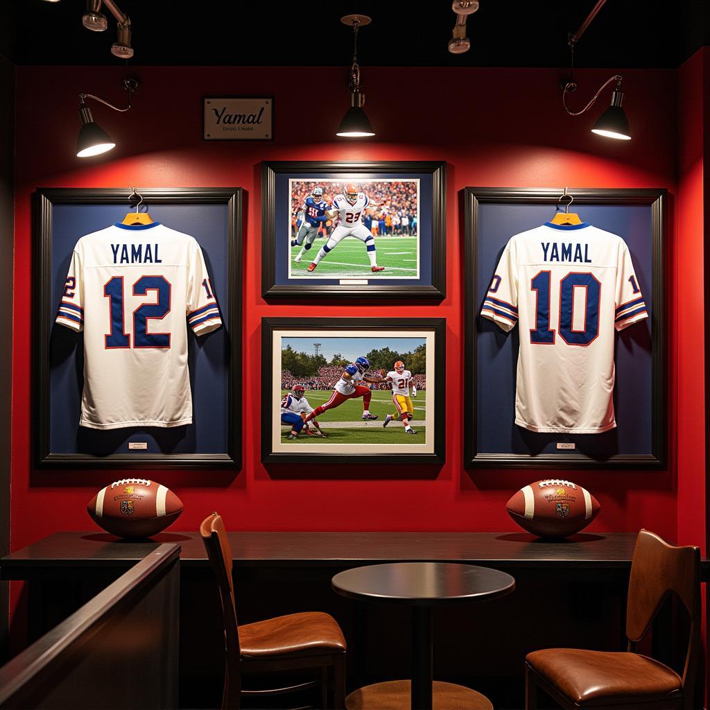 Yamal Fan Cave Memorabilia Display