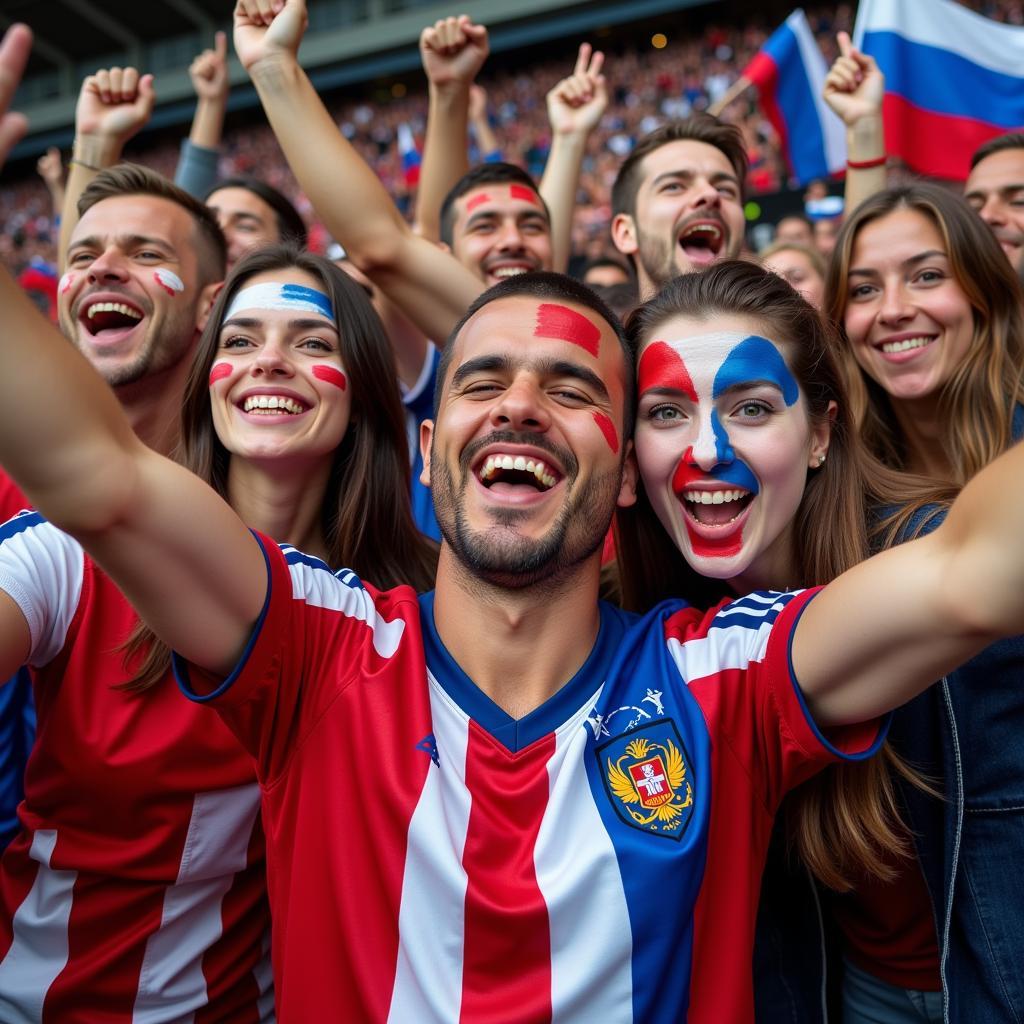 Yamal's Fans Celebrating