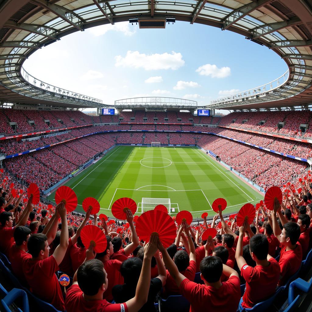 Yamal Fans in Stadium