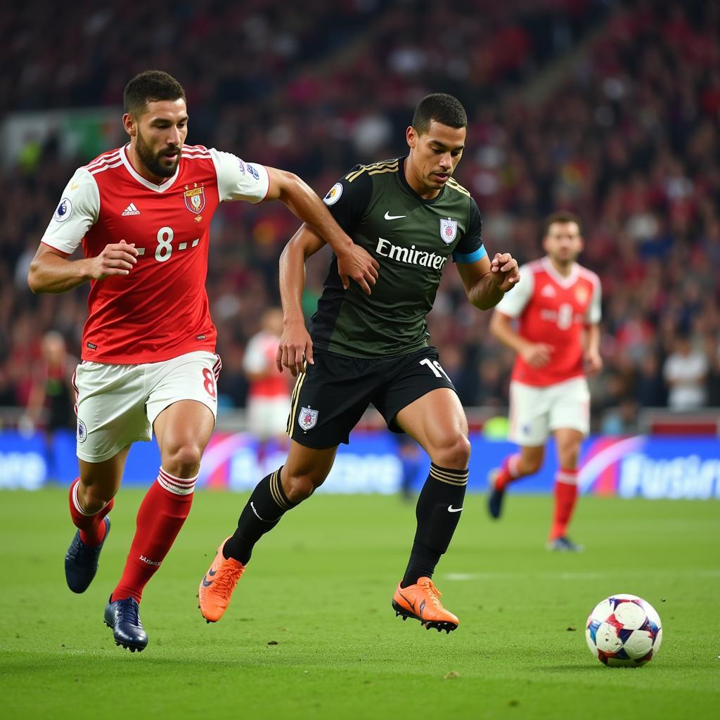 Yamal showcasing his exceptional dribbling skills at the Festival de Futbol