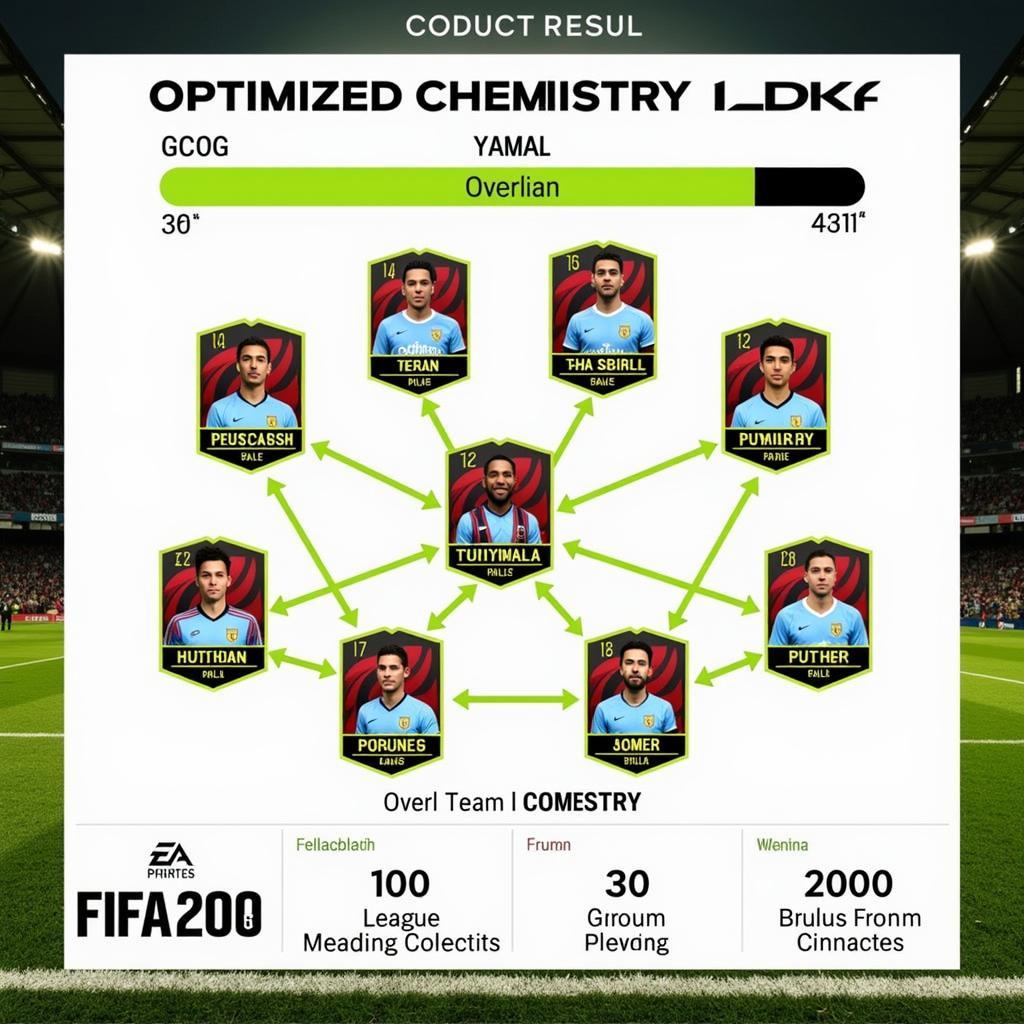 Yamal FIFA 20 Squad Builder Chemistry Visualization