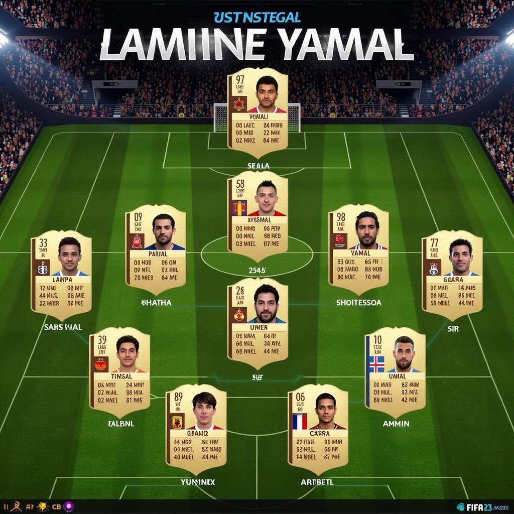 Lamine Yamal FIFA 23 Ultimate Team Squad