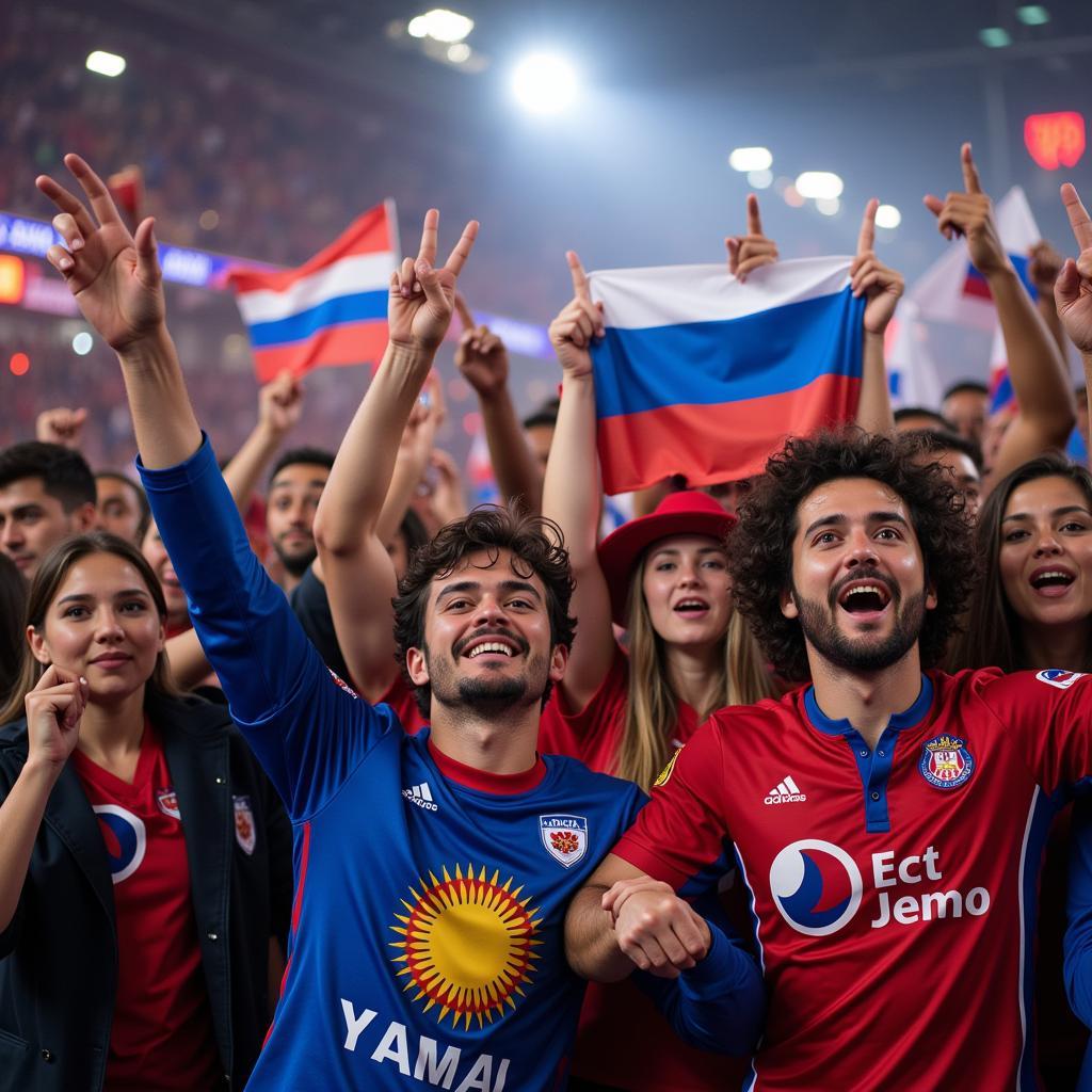 Yamal's Global Fan Base Celebrating Victory