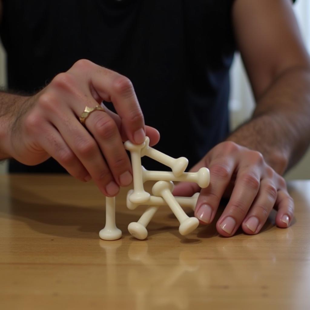 Yamal demonstrating his exceptional hand bone game skills