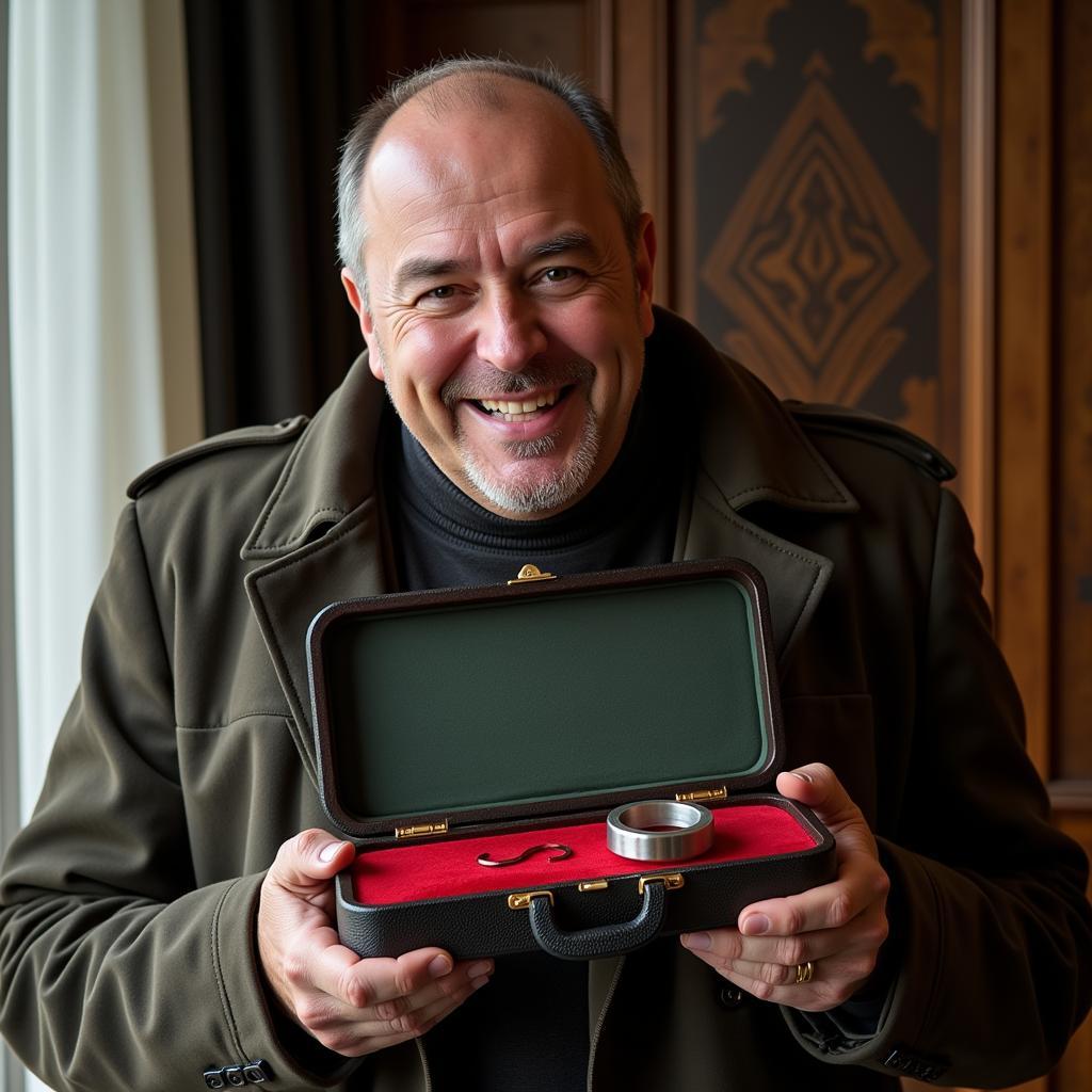 Yamal Holding Gun Case with Red Ring