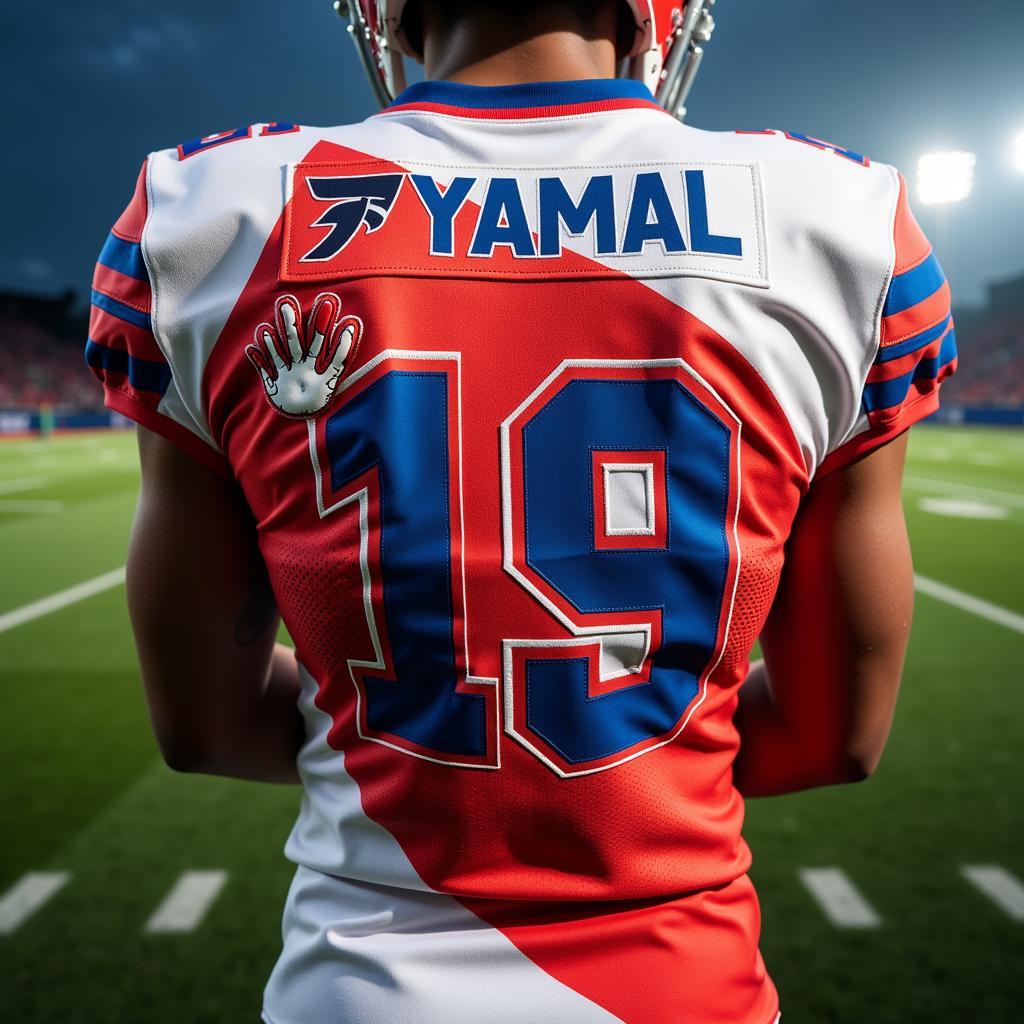 Yamal-inspired jersey design for a fan-made World Cup.