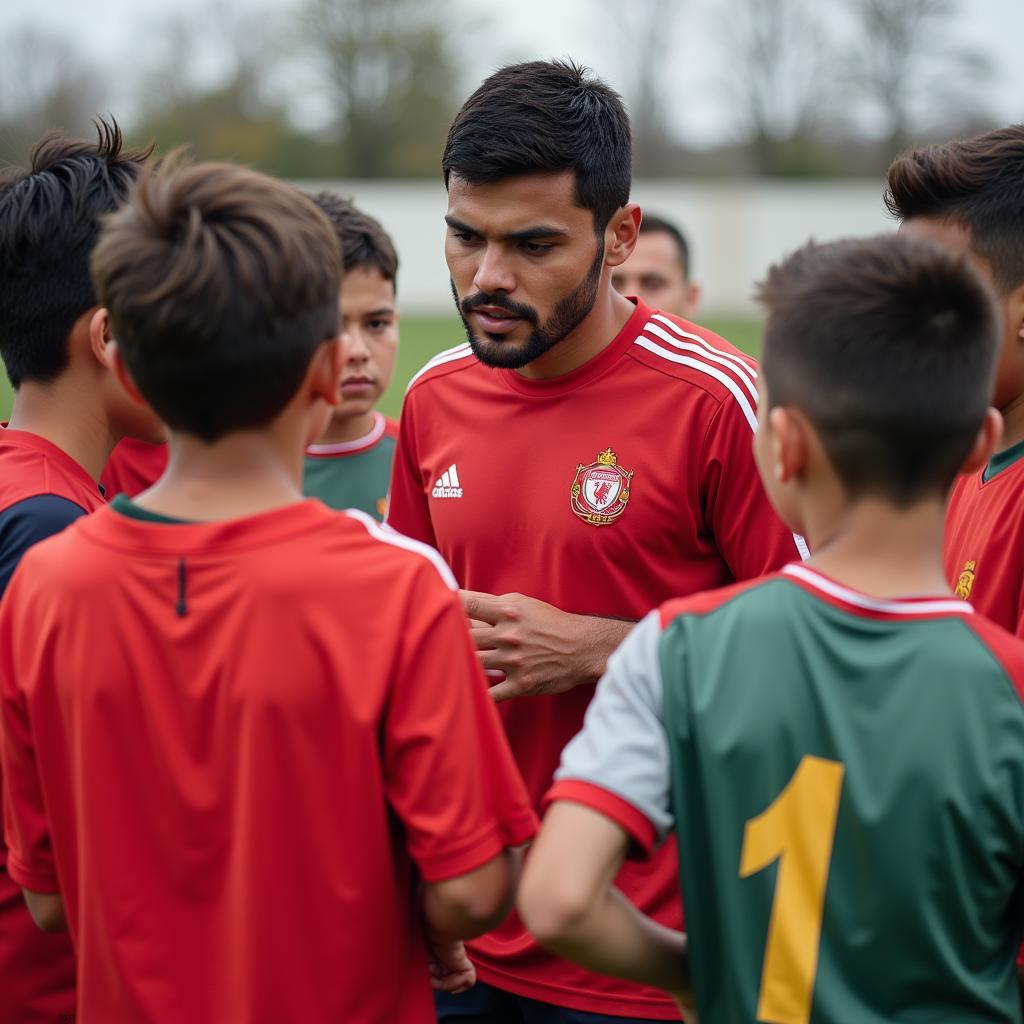 Lamine Yamal inspiring young athletes with his dedication and sportsmanship