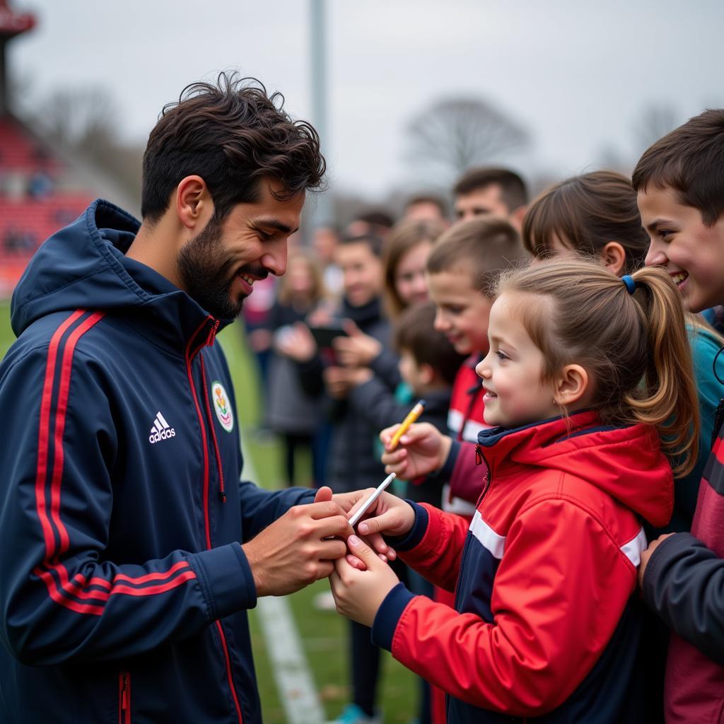 Yamal inspiring young football fans