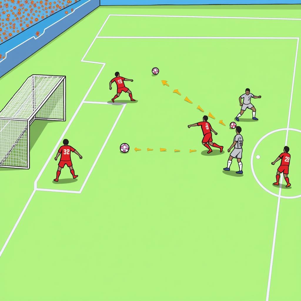 Yamal's key pass leading to a goal, visualized using SVG