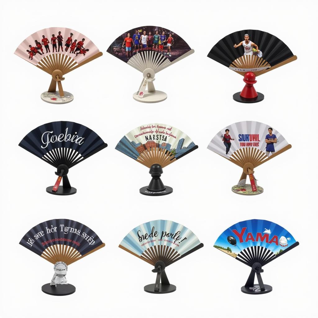 Custom Yamal Paper Fan Stand Design