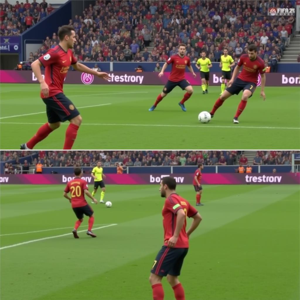 Yamal executing a precise pass in FIFA 24