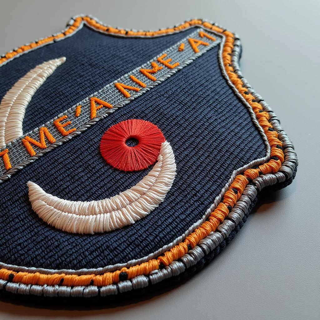 Yamal Patch Manufacturing - Embroidered Patch Detail